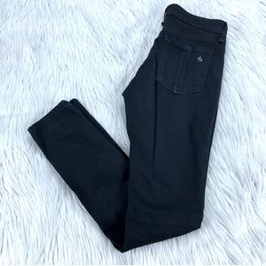 Rag & Bone Black Legging Skinny Jeans
